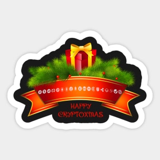 Happy Cryptoxmas Sticker